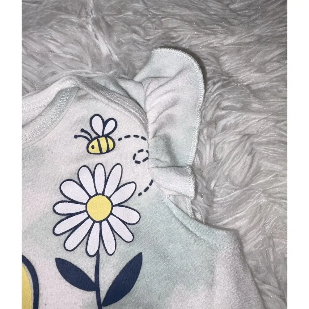Disney Baby Winnie The Pooh 0-3 One Pc. Snap Bottom Top. Adorable, Soft